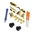 thumbnail image 1 of Tholdsy Kit de botón de gatillo de parachoques de controlador de juego LB RB Gamepad destornillador actualización reparación mantenimiento Videojuegos y accesorios Amarillo, 1 of 6