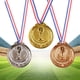 thumbnail image 5 of 3 medallas de oro/plata/bronce medallas de premio recompensas deportivas para competición deportiva, 5 of 9