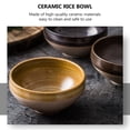 thumbnail image 3 of 1Pc Home Kitchen Simple Bowl Soup Bowl Food Serving Salad Noddle Rice Bowl, 3 of 8