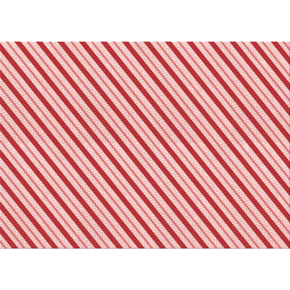 Ahgly Company Indoor Rectangle Patterned Pink Area Rugs, 5' x 7'