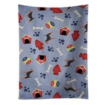 Carolines Treasures BB3957KTWL Airedale Terrier Dog House Collection Kitchen Towel 15 X 28" multicolor