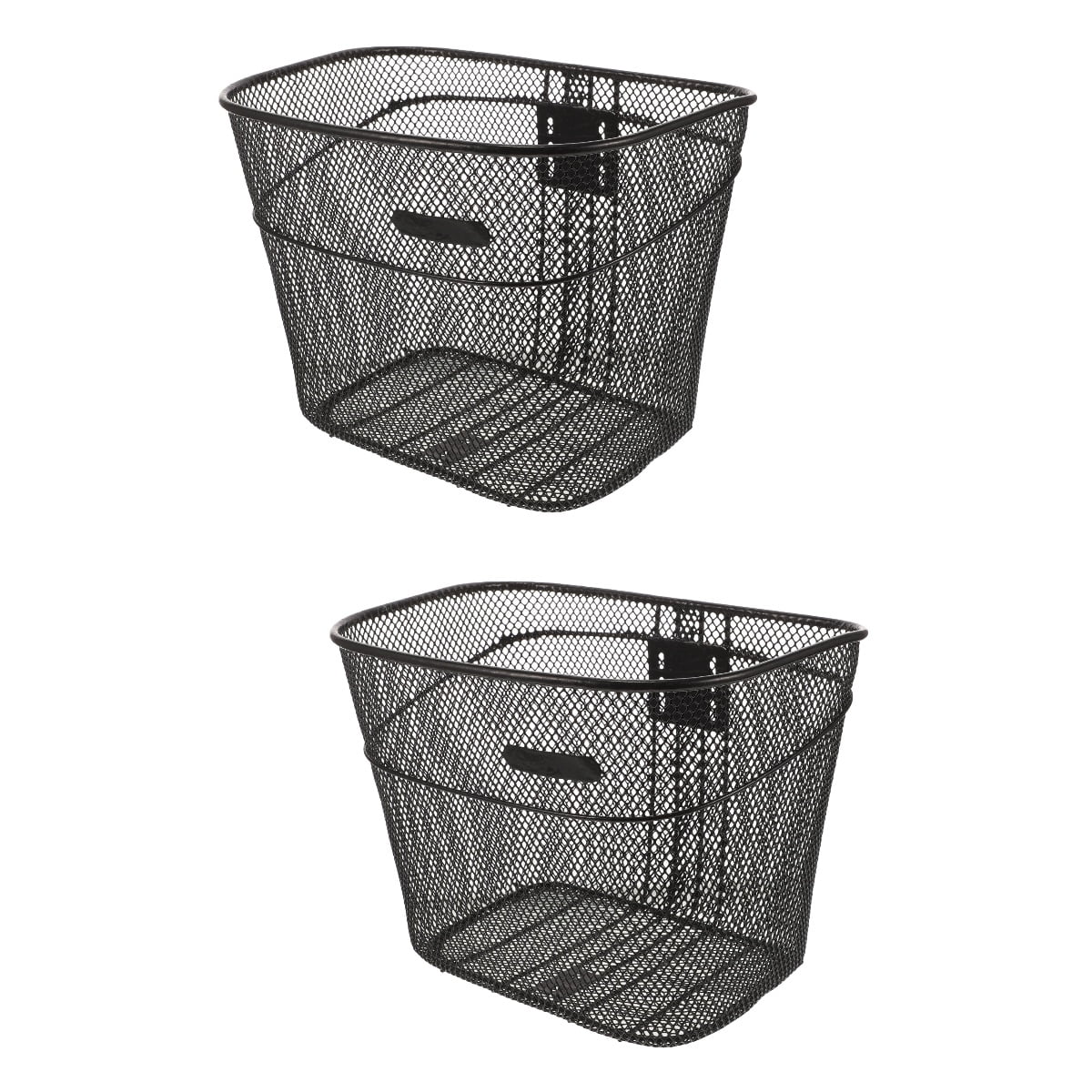 FELTECHELECTR Mlins 2Pcs Sturdy Metal Bike Front Basket for Cycling Handlebar Use