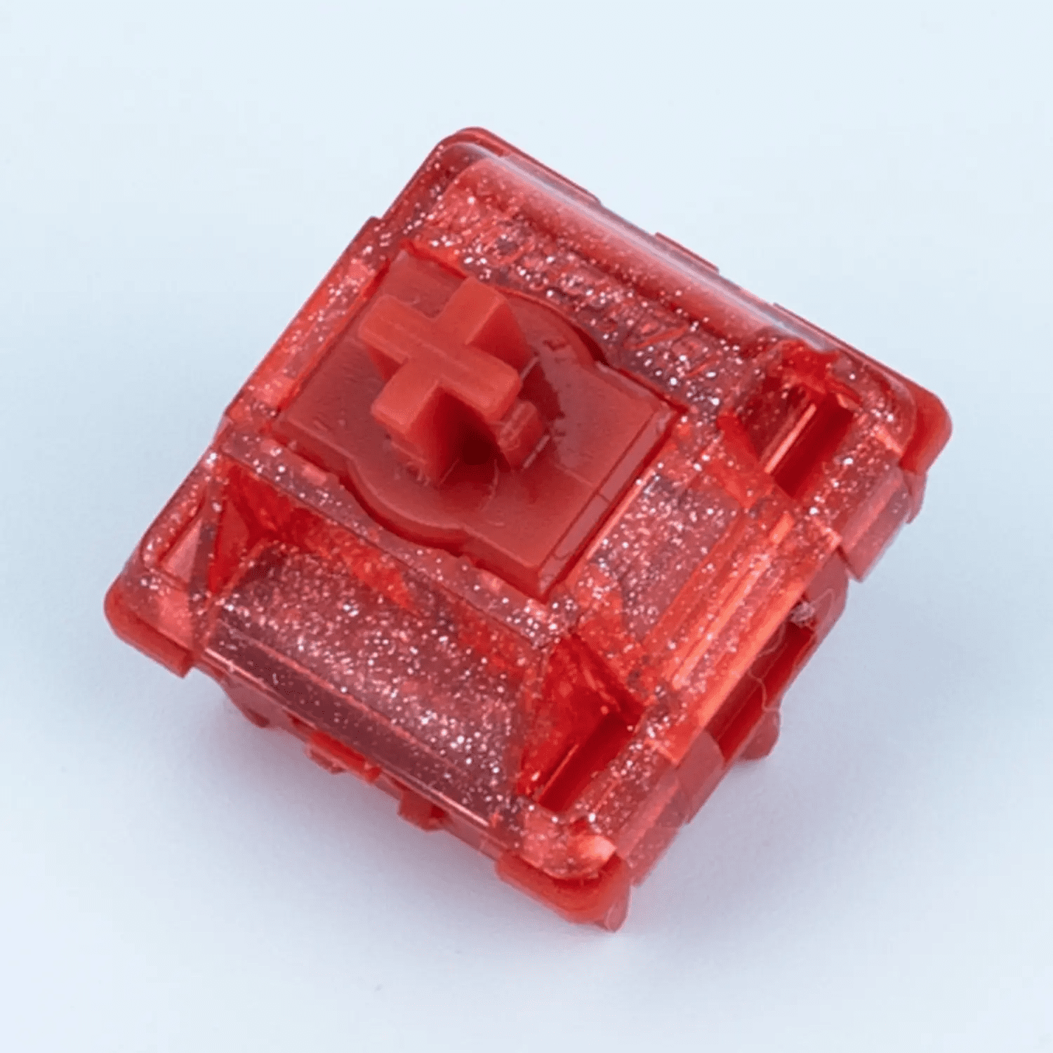 GATERON Magnetic Jade Ruby HE Keyboard Switches, Hall Effect 5 Pin 36gf Pre-lubed Plate Mounted Red Linear Magnetic Key Switches Compatible for Hall Effect (Magnetic) Keyboard (70pcs)