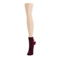 thumbnail image 2 of MeMoi Textu Pom Ankle Length Thick Knit Lounge Socks - Womens - Female, One Size, Gray, 2 of 6