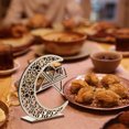 thumbnail image 3 of ZAXARRA Eid Crafts Night Light, Battery Operated 3D Wooden Moon Shaped LED Light Home Table Decor, 3 of 6
