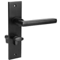 thumbnail image 2 of Juego de manijas de puerta con cilindro de cerradura simple de aleación de zinc ultra silenciosa para interiores, para puerta de madera, 2 of 14