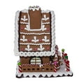 thumbnail image 3 of Kurt Adler D2869 10 in. Battery Operated Claydough LED Gingerbread House Tablepiece, 3 of 5