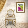 thumbnail image 3 of Ogren, Sarah 25x32 Gold Ornate Wood Framed with Double Matting Museum Art Print Titled - Fuchsia and Lime Pasture, 3 of 4