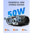 thumbnail image 2 of Altavoz Bluetooth Portátil Tronsmart Mirtune S100 50W Negro, 2 of 9