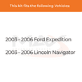 thumbnail image 2 of Max Advanced Brakes - Brake Kit for 2003 2004 2005 2006 Ford Expedition Lincoln Navigator Rear Replacement Cross Drilled Disc Brake Rotors and Ceramic Brake Pads, 2 of 9