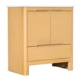 thumbnail image 3 of GDF Studio 30" Modern Bathroom Vanity with Sink, Soft-Close Doors & Drawer, Solid Wood Frame, Oak, 3 of 16
