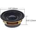 thumbnail image 2 of Heyiarbeit Haut-Parleur Magnétique DIY 4 Ohms 3W 50mm Forme Ronde Remplacement Haut-Parleur Stéréo pour Audio DIY, 2 of 5
