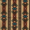 V.I.P by Cranston Grand Teton Brown Stripe Fabric, per Yard