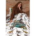 thumbnail image 3 of Dinosaur Blanket for Boys Girls,Dinosaur Gifts for Kids Blanket,Types of Dinosaurs Funny Throw Blanket,Soft Cozy Flannel Blanket Dinosaur Room Decor Gifts for Boys Girls,Kids Size- Dinosaur3, 3 of 7