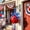 Red, variant on Z52LingLing Decoration Independence Day Red Metal Bell Hanging Decor A – Patriotic Festive Ornament for Front Door and Porch