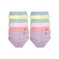 thumbnail image 6 of Angelina Women's Cotton Mid Rise Panties with Ribbed Design (12-Pack), 6 of 7