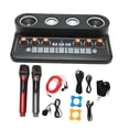 thumbnail image 2 of Podcast Equipment Bundle, Sound Card Kit with Soundboard Microphone Sound Effects Board Set with RGB Breathing Light  for Live Streaming, Classroom Teaching, 2 of 8