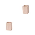 thumbnail image 2 of Tholdsy Wooden Pencil Stationery Organizer, Square Cup Desk Decoration, Holder, Black Walnut Wood, for Stationery, Make Type3 NO3, 2 of 6