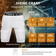 thumbnail image 7 of TUOYR Mens Padded Compression Short Football Girdle with Pads Youth Hip Thigh Butt Tailbone Protector Adult Protective Pants for Baseball Snowboard Skate Ski Kockey Cycling Baseball Rugby, 7 of 7