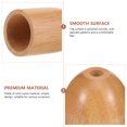 thumbnail image 3 of BESTYASH 1Pcs Light Brown Wood Lamp Base for Chandeliers with E27 Bulb Socket, 3 of 4