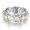 golden, variant on Classic Titanium Steel Zircon Rings For Women Finger Wedding Engagement Jewelry-rose golden-9