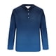thumbnail image 4 of Blusa de manga larga con capucha para hombre, estilo informal, con botones, estampado degradado, de poliéster, 4 of 4
