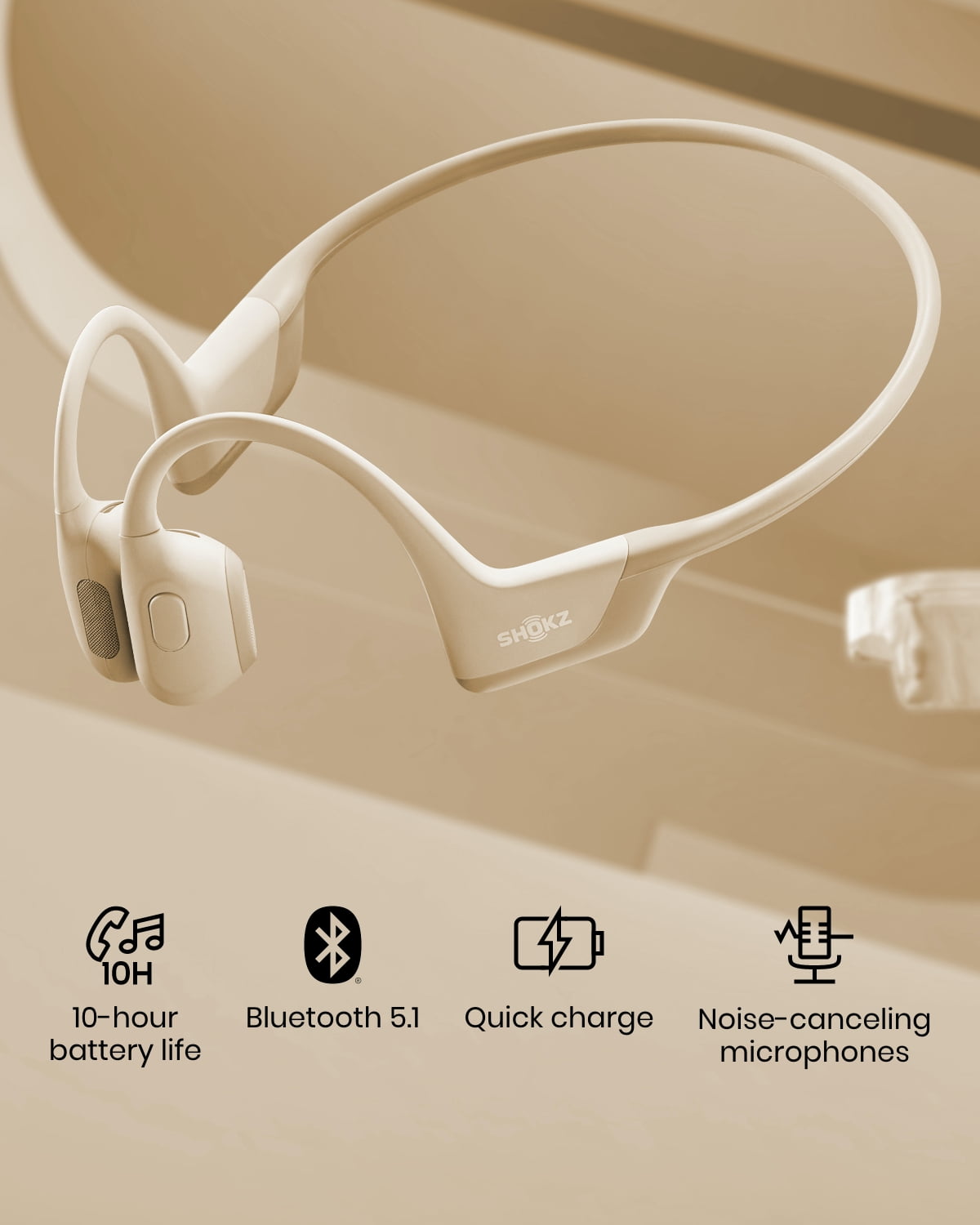 Shokz OpenRun Pro Premium Bone Conduction Open Ear 