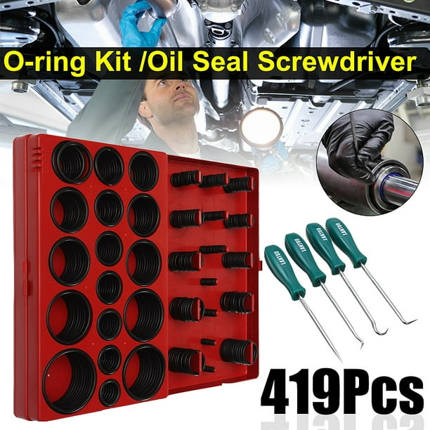419pcs Rubber O Ring Seal Plumbing Kit 4pcs Pick Hook Set Oil Seal Hand Tool Walmart Com Walmart Com