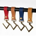 thumbnail image 4 of Lanyard Porte-Clés Accrocher Porte-Clés Haute Résistance Libération Rapide Anti-Perte Incassable Faux Cuir Camping Lanyard S-Forme Porte-Clés Approvisionnement Extérieur, 4 of 6