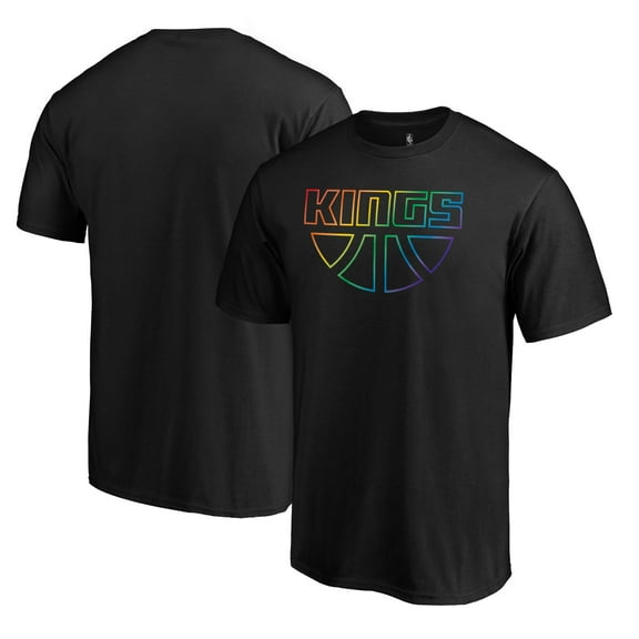Men's Black Sacramento Kings Team Pride Wordmark T-Shirt