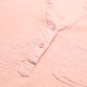 thumbnail image 2 of Nuevas mujeres ocasionales blusa suelta de lino de algodón con cuello en v bolsillos de manga larga Abanopi Rosa M, 2 of 7
