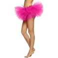 thumbnail image 4 of DuoJiaJ Tutu Skirts for Women Elastic 5-Layered Adults Mini Skirts Puffy Party Skirts,Pink One Size, 4 of 4