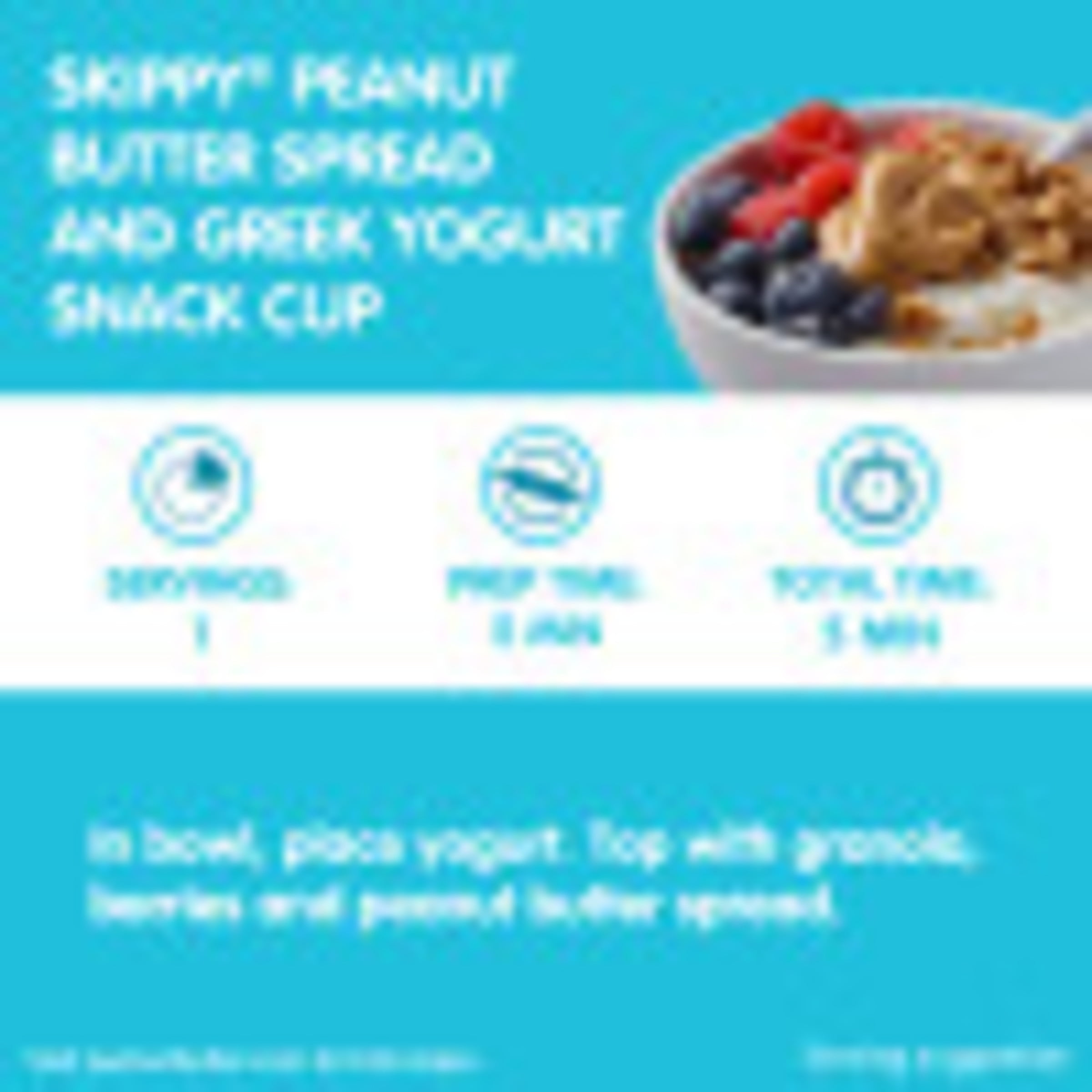 SKIPPY Chunky Peanut Butter Blended with Plant Protein, 14 oz Jar