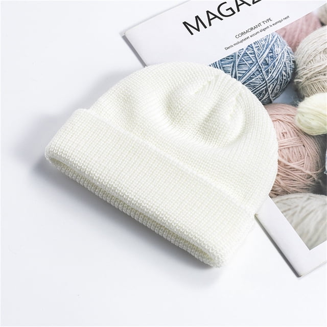 Chapeaux Tricotés Doux et Chauds pour Hommes et Femmes Bonnets Mignons