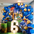 thumbnail image 7 of iTi Royal Blue Balloons Garland Kit-120 Pcs 18/10/12/5 Inch Royal Blue Balloon Difference Size Qualatex Balloons As Party Decorations for Birthday Bachelorette Party Graduation Wedding Baby Shower, 7 of 7