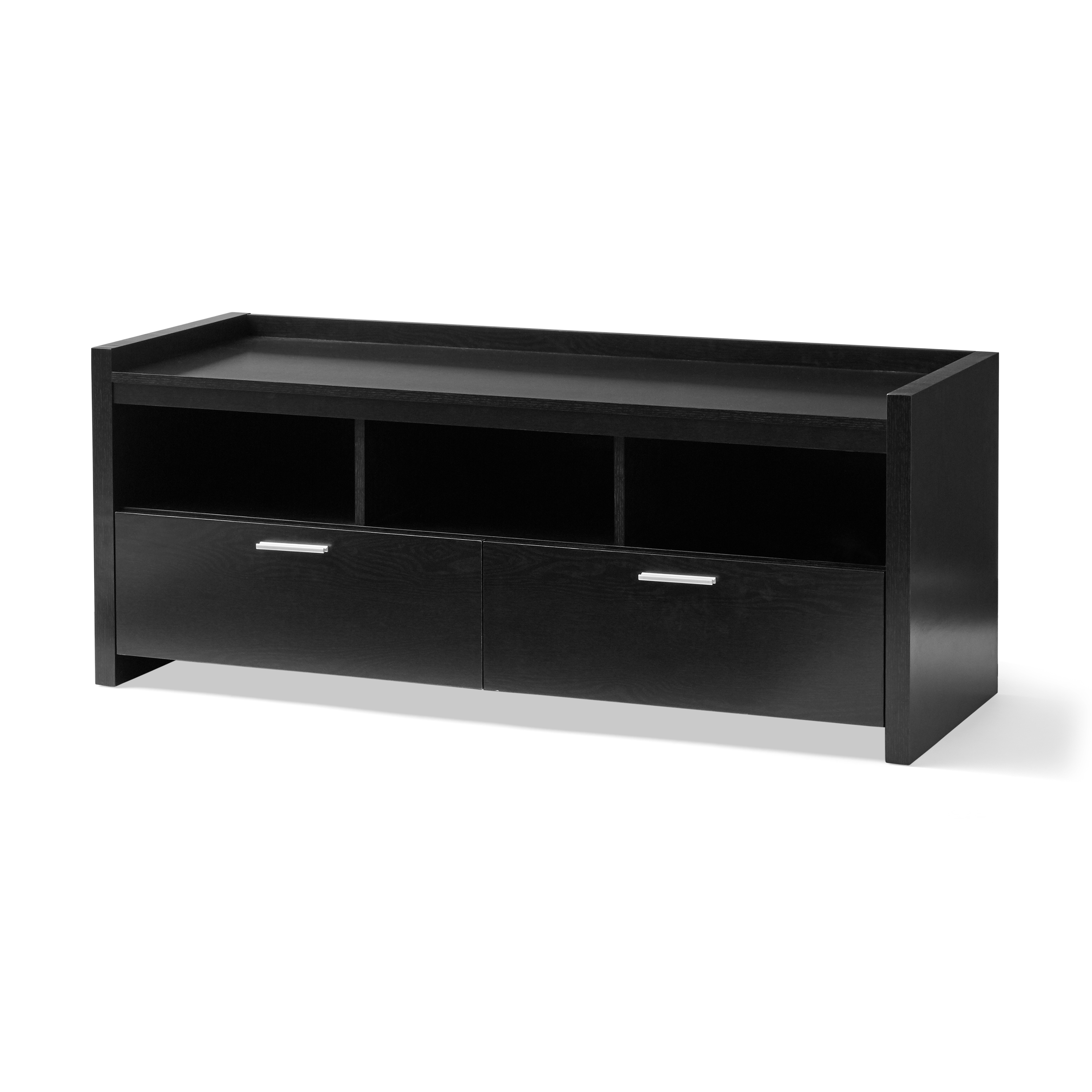 Mainstays Low Profile 2Drawer TV Stand for TVs up to 55", Black