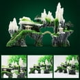 thumbnail image 3 of Flmtop Résine Simulation Rocher Colline Artificielle Aquarium Aquarium Ornements de Paysage B1, 3 of 9