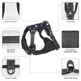 thumbnail image 6 of Haiem Corgi Lying With Moons And Stars Pattern No-Pull Dog Harness Reflective Front Clip Vest with Handle,Step-in Air Dog Harness,Adjustable 2 Metal Rings 4 Buckles-X-Large, 6 of 6