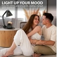 thumbnail image 3 of Modern Candle Warmer Lamp with Timer, Dimmer and Adjustable Height Compatible with all Jar Candles Includes Halogen and LED Bulbs - Ideal for Home Decor and Gifts, 3 of 8