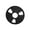 Black, variant on 10.5Inch Aluminum Nabs Empty Tape Reel With 3 AntiWind Hole For Improved Tapes Stability And Strength for Long Last Use