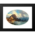 thumbnail image 2 of Alexei Petrovich Bogoliubov 24x18 Black Modern Framed Museum Art Print Titled - A Scene in Capri (1856), 2 of 5