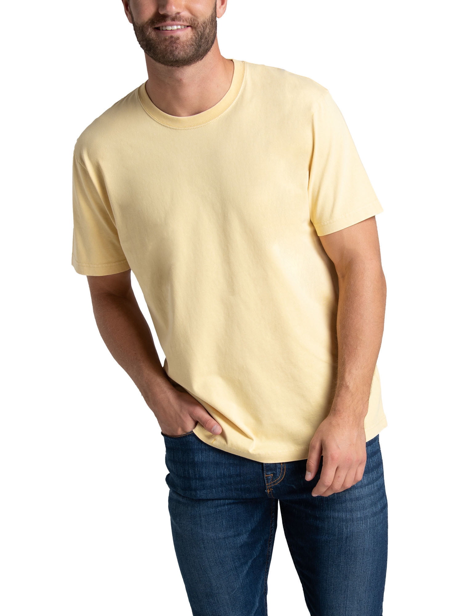 Fruit of the Loom Men's Ultra-Soft Garment Dyed Crewneck T-Shirt, Sizes S - 2XL