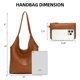 thumbnail image 4 of Bolso Hobo Montana West MWC2-111BR para mujer en piel sintética, 4 of 6