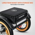 thumbnail image 5 of ADDMOTOR Electric Trike for Adults, 3 Wheel Electric Bicycle GRANDTAN X, 85Miles, 48V 20Ah UL Battery, 750W Rear Motor Step Through Electric Tricycle with Full Suspension, 5 of 10