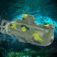thumbnail image 4 of Juguete submarino de canal, mini juguete submarino de simulación militar remoto, modelo submarino de tecnología innovadora, 4 of 13