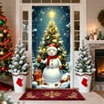 thumbnail image 4 of Holiday Themed Christmas Door Banner For Outdoor And Indoor Use, Elastic Fabric Door Cover For Porch And Wall Holiday Decoration Projects And Celebrations, 4 of 6
