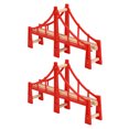 thumbnail image 3 of Shisuyan 2Pcs Toy Train Bridges Train Track Bridges Toy Train Accessories Kids Toys, 3 of 9