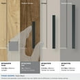 thumbnail image 7 of Amerock Monument 3 inch Center-to-Center Matte Black Cabinet Pull, 25 Pack, 7 of 7