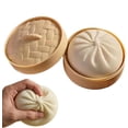thumbnail image 1 of Peluche antiestrés gigante de dumpling, suave y jumbo, 1 of 9