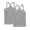 Grey, variant on 2-Pack Girls Tank Tops Racerback Camisole Undershirts Spaghetti Strap Basic Camis Dance Clothes (Hot Pink, 3-4 Years)